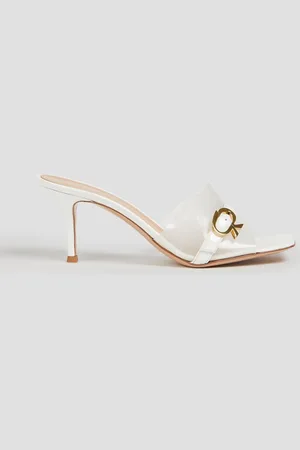 Gianvito Rossi Essen embellished PVC mules