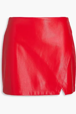 ALICE+OLIVIA Alice Olivia - Siobhan faux leather mini skirt