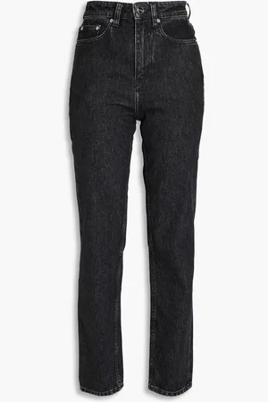 Ganni High-rise slim-leg jeans