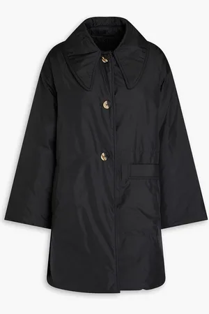 Ganni Reversible ripstop coat