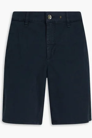 RAG&BONE Perry cotton-blend twill chino shorts - Blue