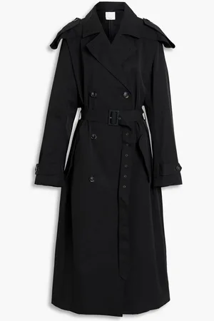 tibi Cotton-blend gabardine trench coat