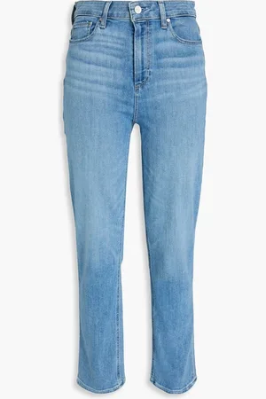 Paige Cindy high-rise straight leg jeans - Blue