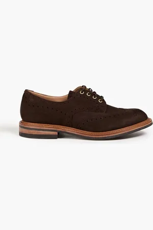 TRICKERS Nubuck brogues - Brown