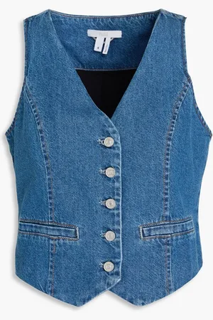 Paige Antonella denim vest - Blue
