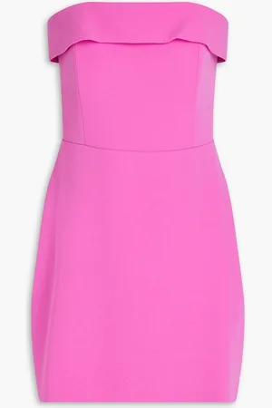 VERONICA BEARD Maire strapless crepe mini dress - Pink
