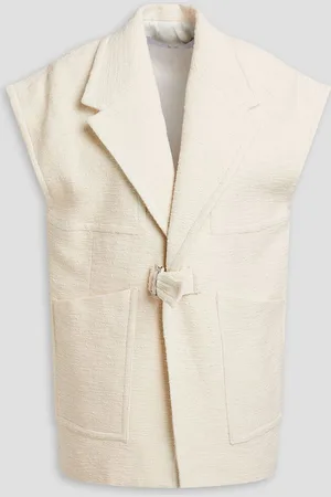 IRO Rena cotton-tweed vest - White