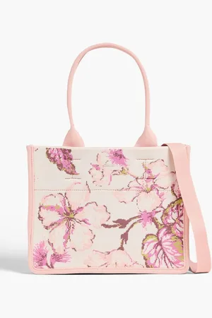 ZIMMERMANN Jacquard-knit tote - Pink