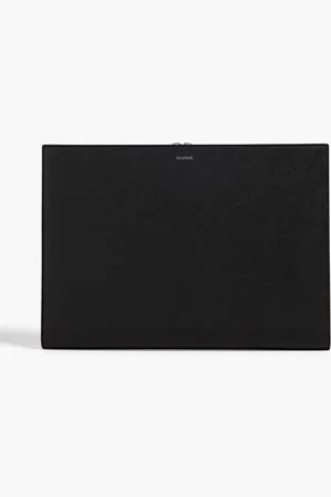 Sandro Faux textured leather pouch