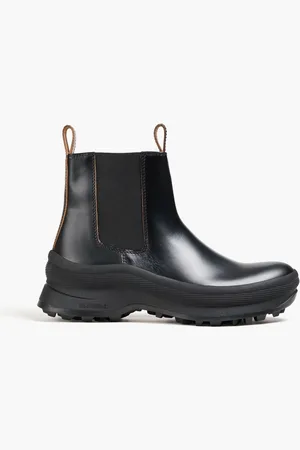 Jil Sander Leather Chelsea boots