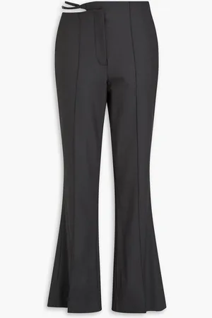 Holzweiler Twill flared pants - Gray