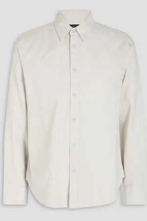 RAG&BONE Hemp and cotton-blend shirt - Gray