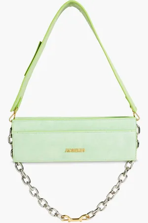 Jacquemus Le Ciuciu suede shoulder bag - Green