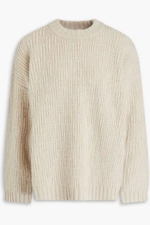 Holzweiler Oversized wool sweater - White