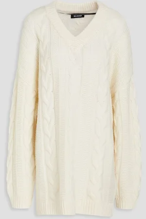NAADAM Cable-knit wool and cashmere-blend sweater