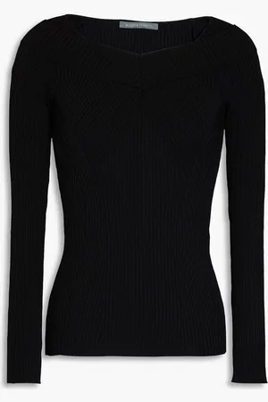Alberta Ferretti Ribbed-knit sweater