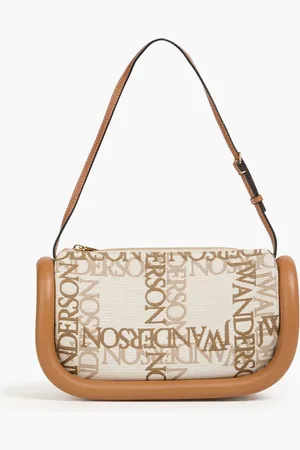 J.W.Anderson Bumper-15 leather-trimmed jacquard shoulder bag