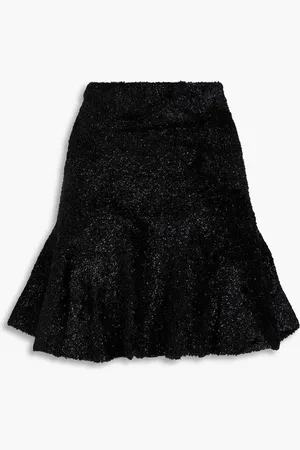 Emporio Armani Metallic velour mini skirt