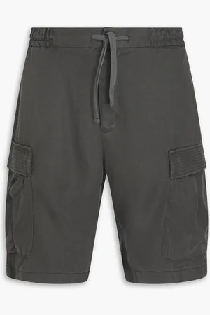 OFFICINE GENERALE Jay Lyocell cargo shorts - Gray
