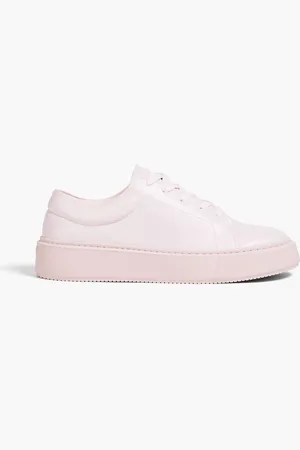 Ganni Faux leather sneakers - Pink