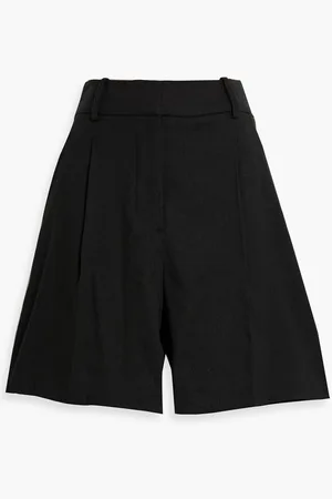 VERONICA BEARD Noemi linen-blend twill shorts