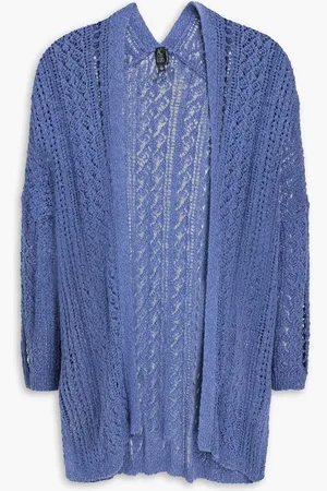 AUTUMN CASHMERE Pointelle-knit cardigan