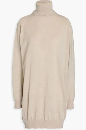 Max Mara Mélange wool turtleneck sweater - Neutral