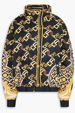 Camilla Printed quilted shell down jacket