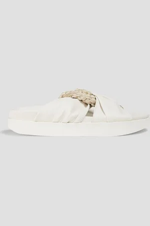 ZIMMERMANN Twisted cord and leather sandals