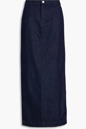 THEORY Denim maxi skirt - Blue
