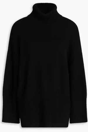 AUTUMN CASHMERE Brushed knitted turtleneck sweater