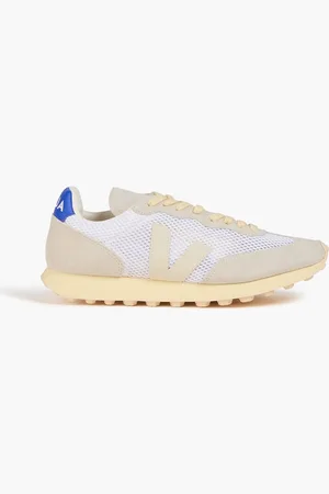 Veja Rio Branco mesh and suede sneakers - White