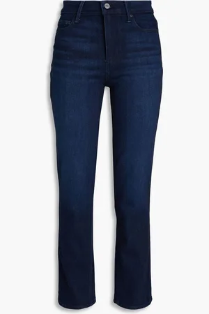 Paige Cindy high-rise straight leg jeans - Blue