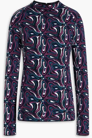 Puccini Jacquard-knit sweater - Purple