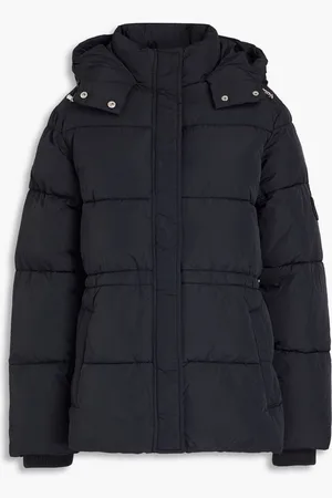 Claudie Pierlot Quilted shell hooded jacket