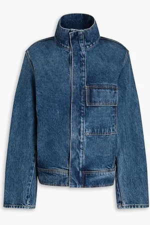 NILI LOTAN Marilou denim jacket - Blue