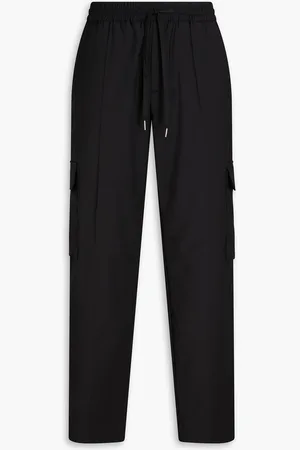 Sandro Tapered wool-blend cargo pants