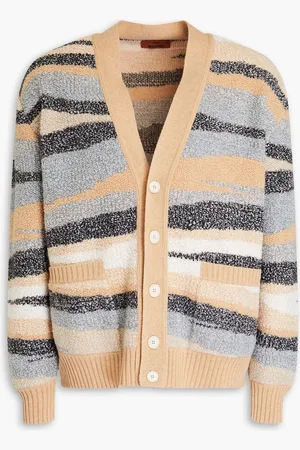 Missoni Bouclé-knit wool cardigan - Neutral
