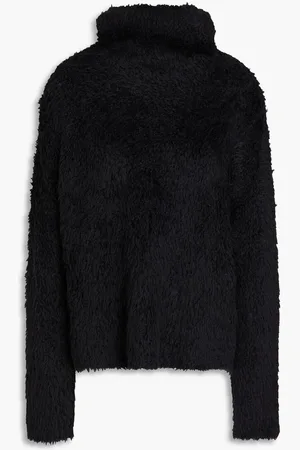 James Perse Brushed knitted turtleneck sweater