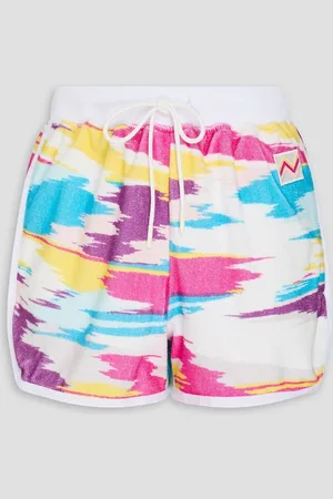 Missoni Printed cotton-blend terry shorts