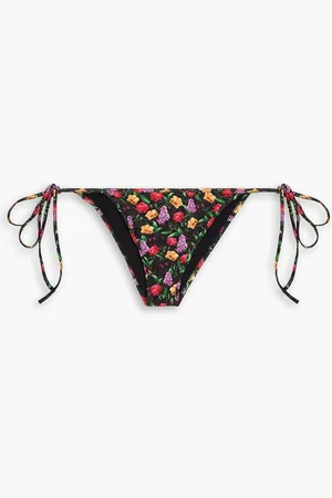 CHARO RUIZ IBIZA Pola floral-print low-rise bikini briefs