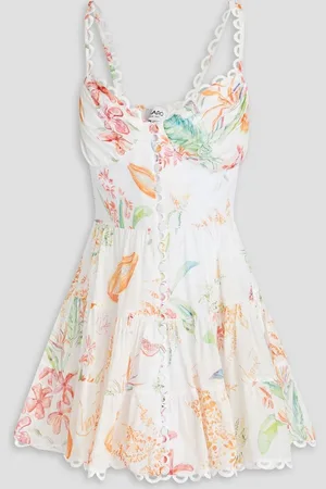 CHARO RUIZ IBIZA Angy printed cotton-blend voile mini dress