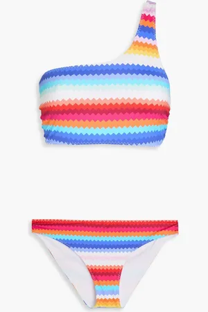 Missoni One-shoulder printed bikini