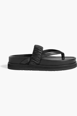 Simkhai Ari ruched leather sandals