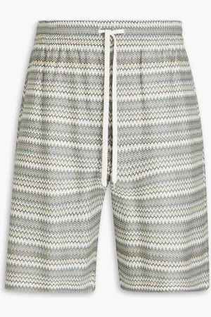 Missoni Printed crepe shorts - Gray