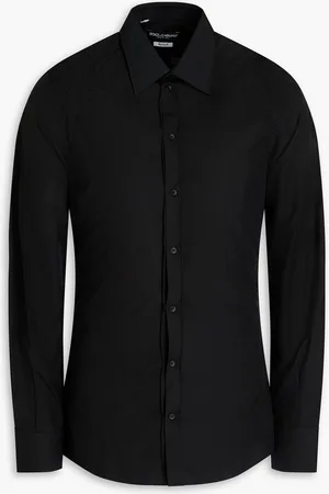Dolce & Gabbana Polka-dot cotton-jacquard shirt