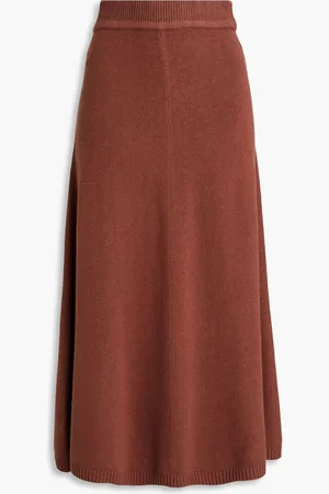 Joseph Silk-blend midi skirt