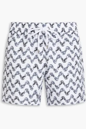 Frescobol Carioca Copa short-length printed swim shorts