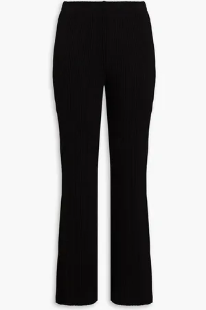 Vince Ribbed-knit flared pants
