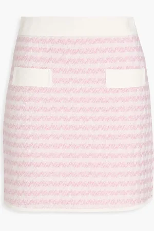 Claudie Pierlot Tweed mini skirt - Pink